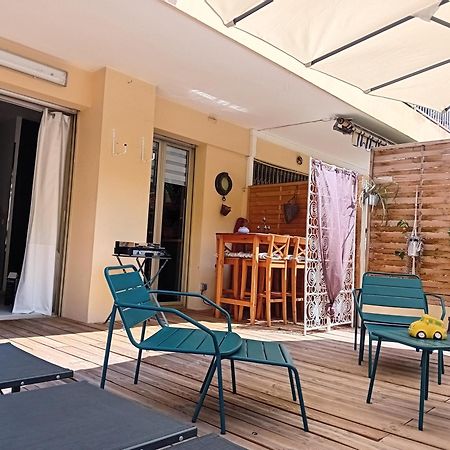 Nice- Gairaut - Jardin Prive- Grand F1 Lumineux-Piscine Collective Exteriör bild