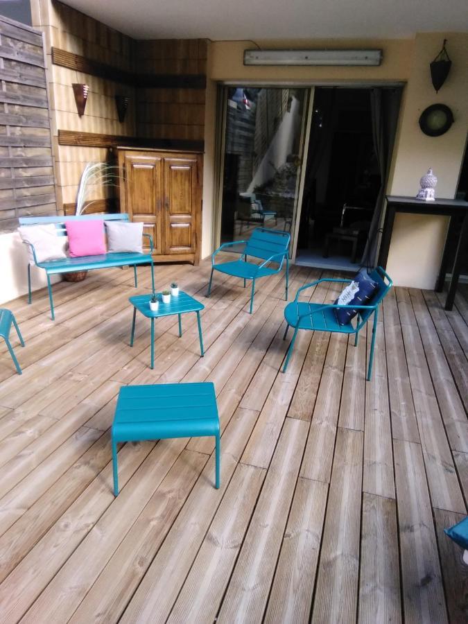 Nice- Gairaut - Jardin Prive- Grand F1 Lumineux-Piscine Collective Exteriör bild