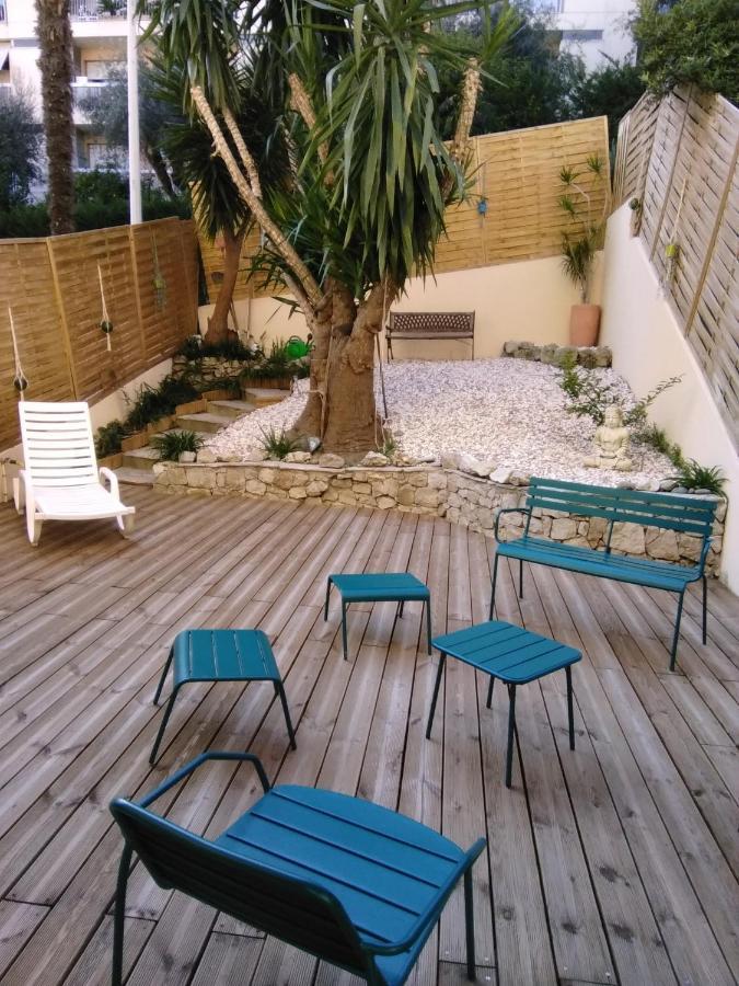 Nice- Gairaut - Jardin Prive- Grand F1 Lumineux-Piscine Collective Exteriör bild
