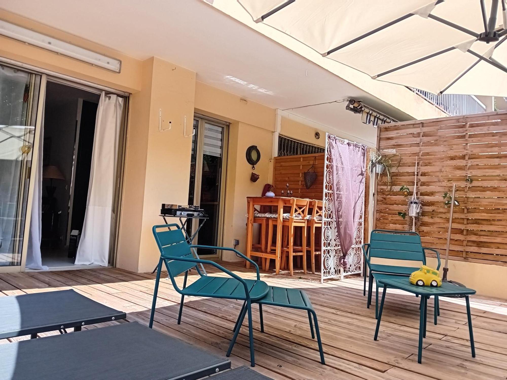 Nice- Gairaut - Jardin Prive- Grand F1 Lumineux-Piscine Collective Exteriör bild