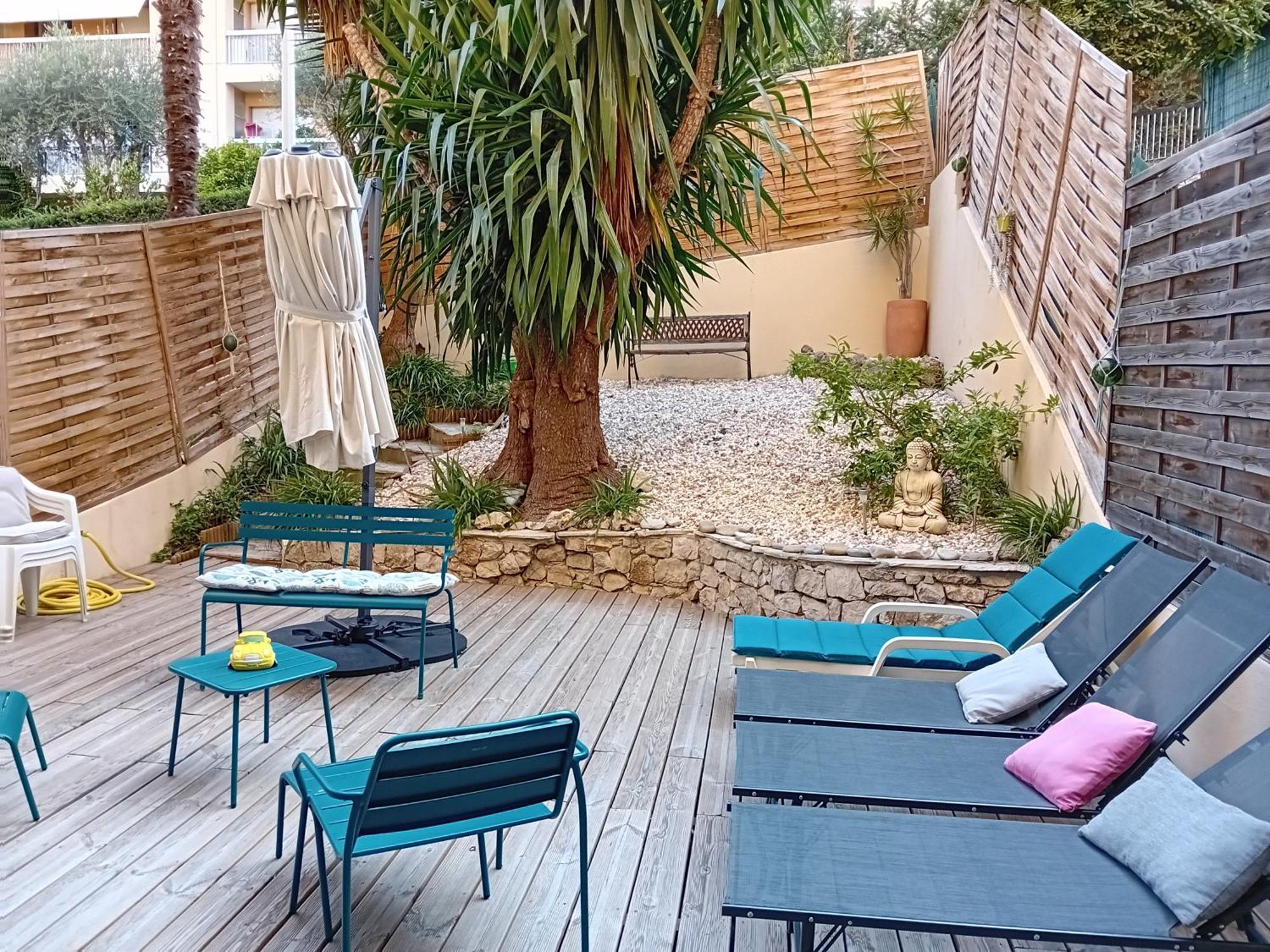 Nice- Gairaut - Jardin Prive- Grand F1 Lumineux-Piscine Collective Exteriör bild