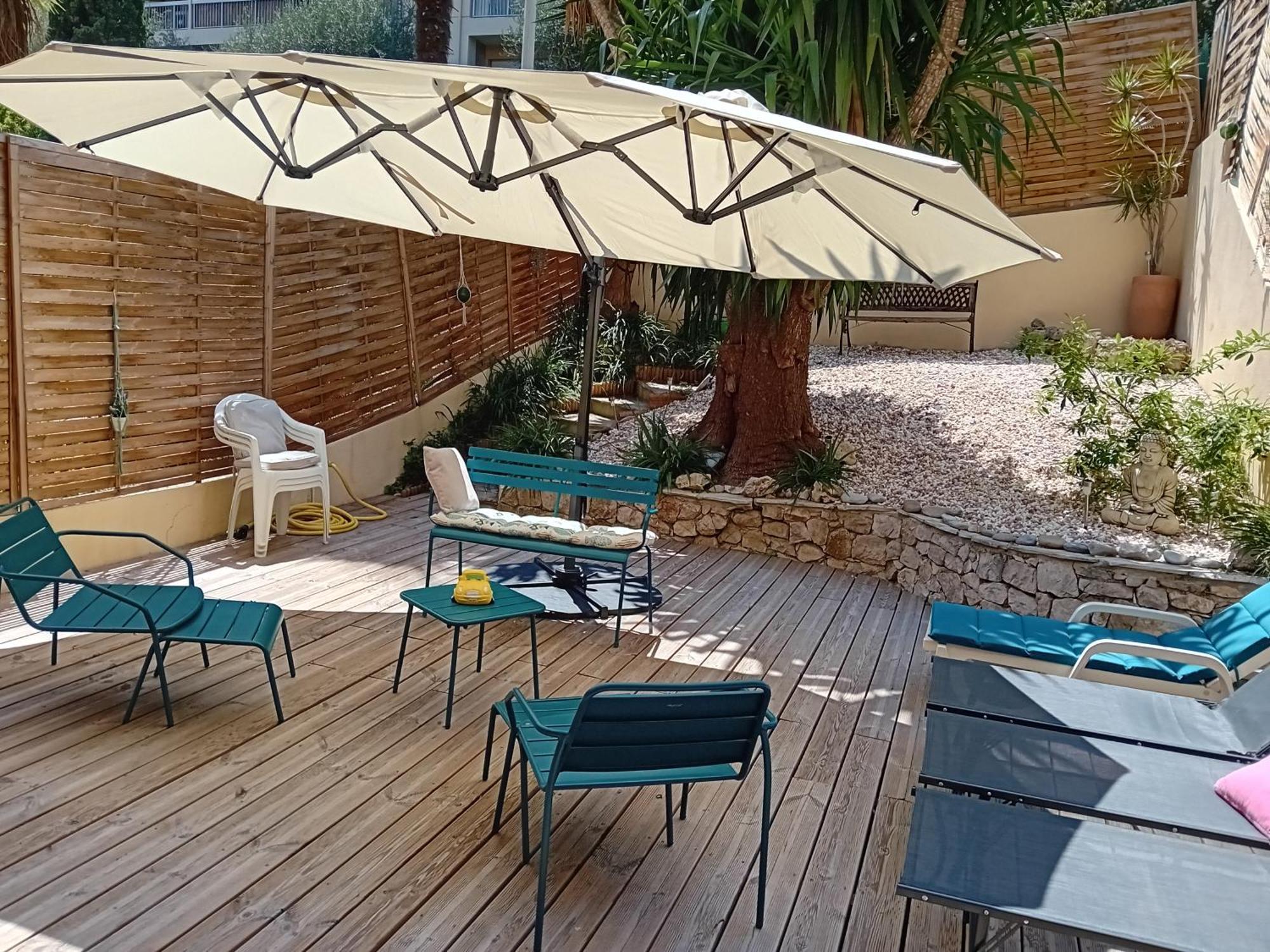 Nice- Gairaut - Jardin Prive- Grand F1 Lumineux-Piscine Collective Exteriör bild